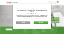 Desktop Screenshot of drmaxpharma.com