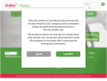 Tablet Screenshot of drmaxpharma.com